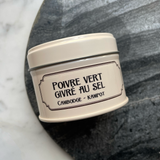 Green pepper frosted with salt - Kampot