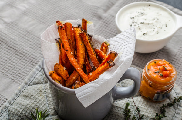 FRITES DE CAROTTES AUX EPICES